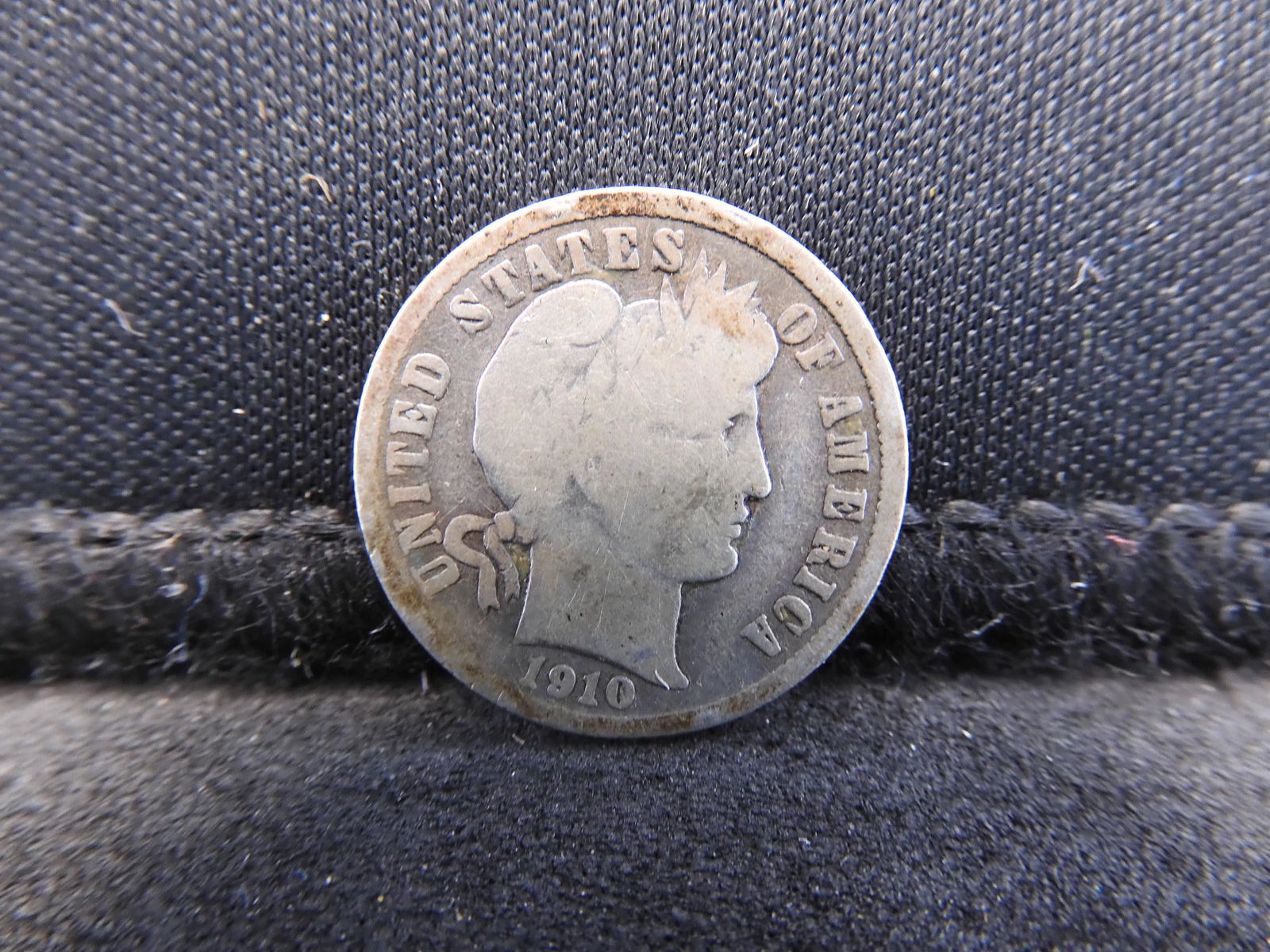 1910-D Barber Silver Dime (1 of 2)