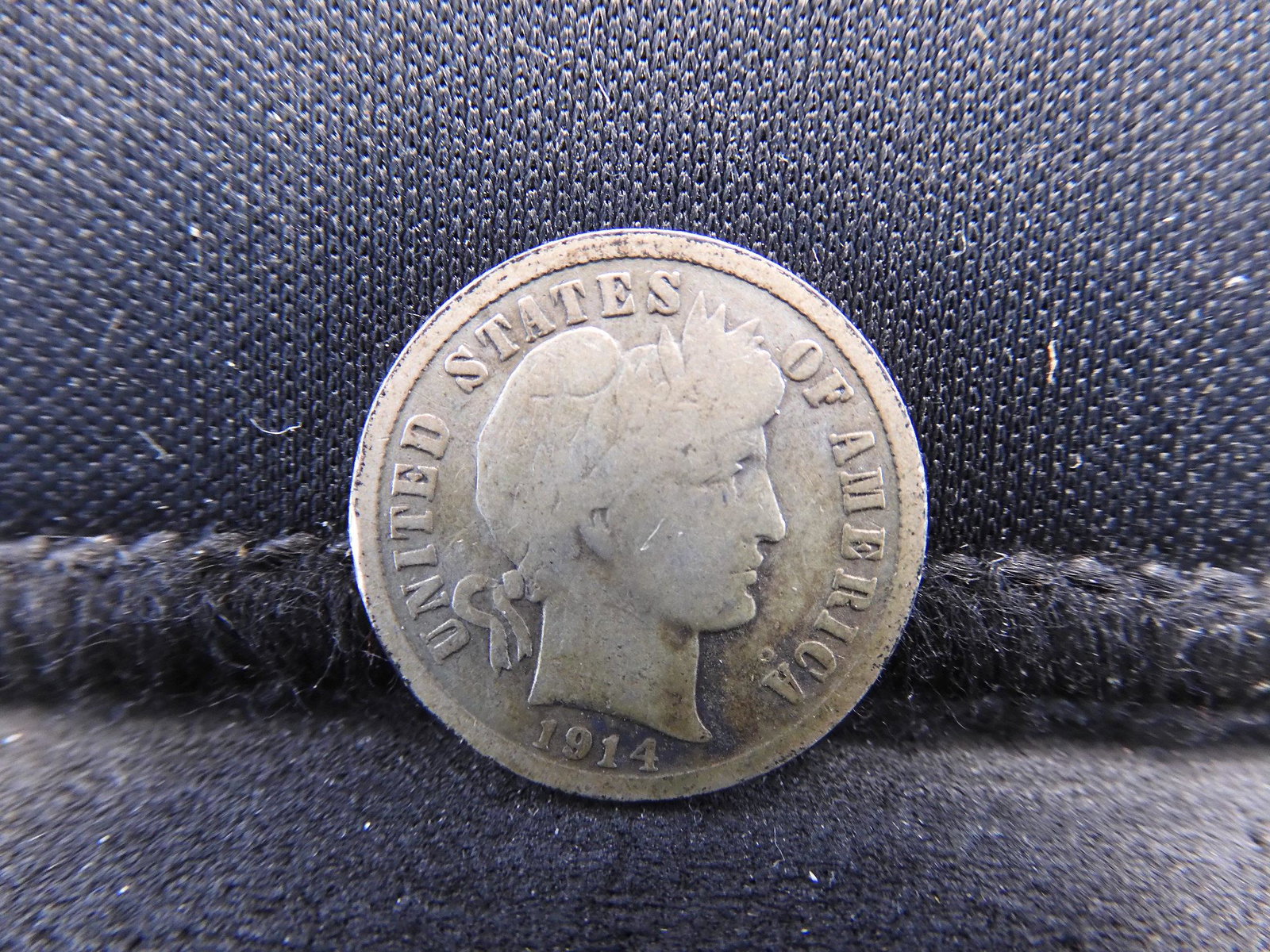 1914-D Barber Silver Dime (1 of 2)