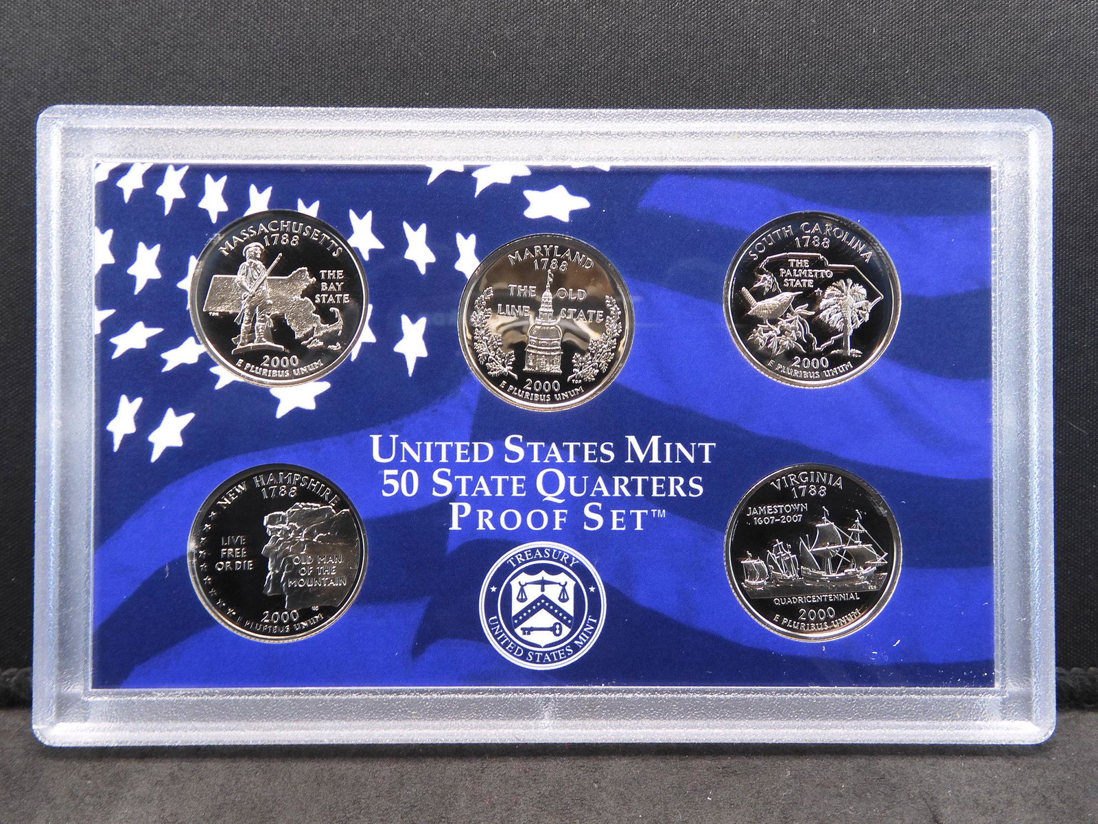 2000 5pc Statehood Quarter Proof Set (1 of 4)