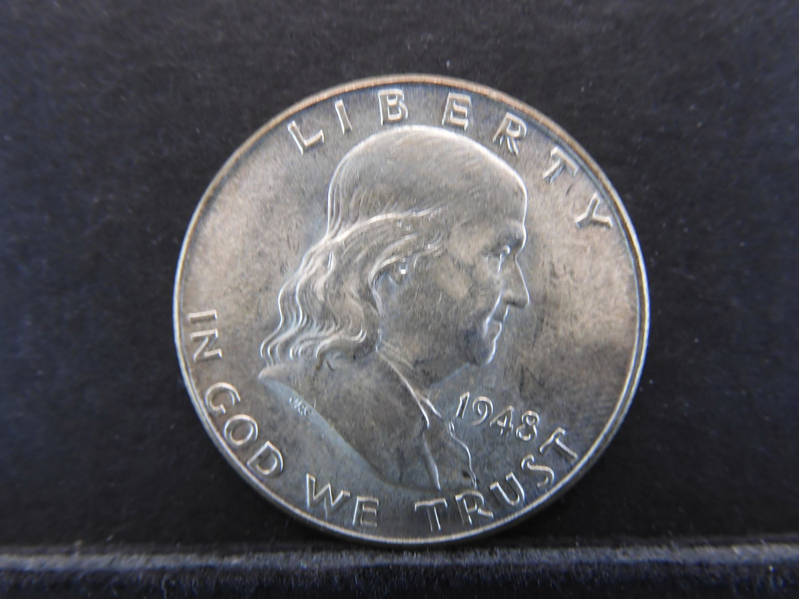 1948-D Franklin 50c.  UNC. (1 of 2)