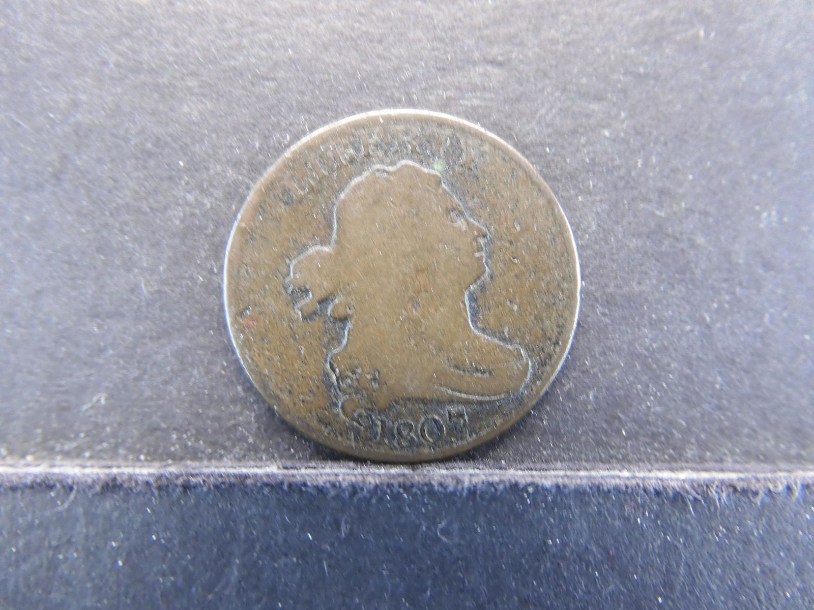 1807 Half Cent.  VG+. (1 of 3)