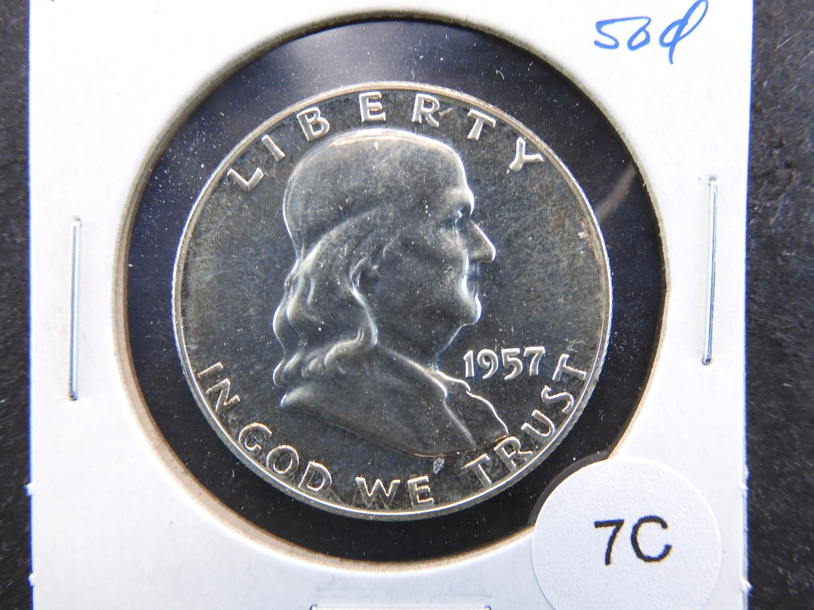 1957 Proof Franklin 50c. (1 of 3)