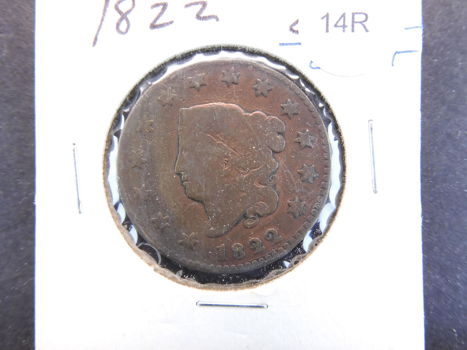1822 U.S. Large Cent (1 of 3)