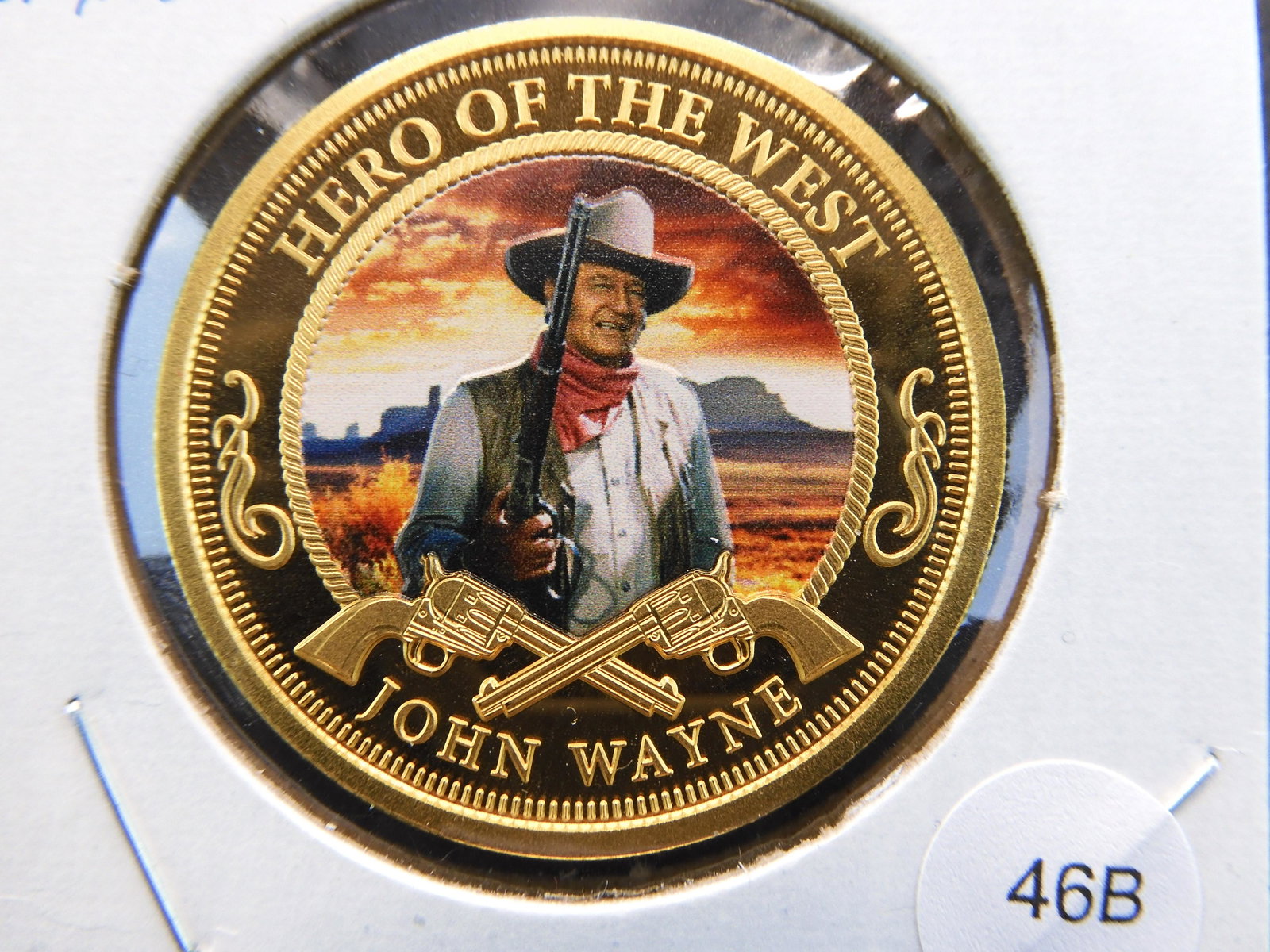 John Wayne Medal. "Hero Of The West.": John Wayne Medal. "Hero Of The West."