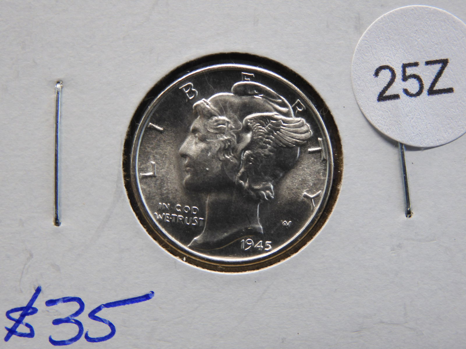 1945-D  Mercury Dime - Nice! (1 of 3)