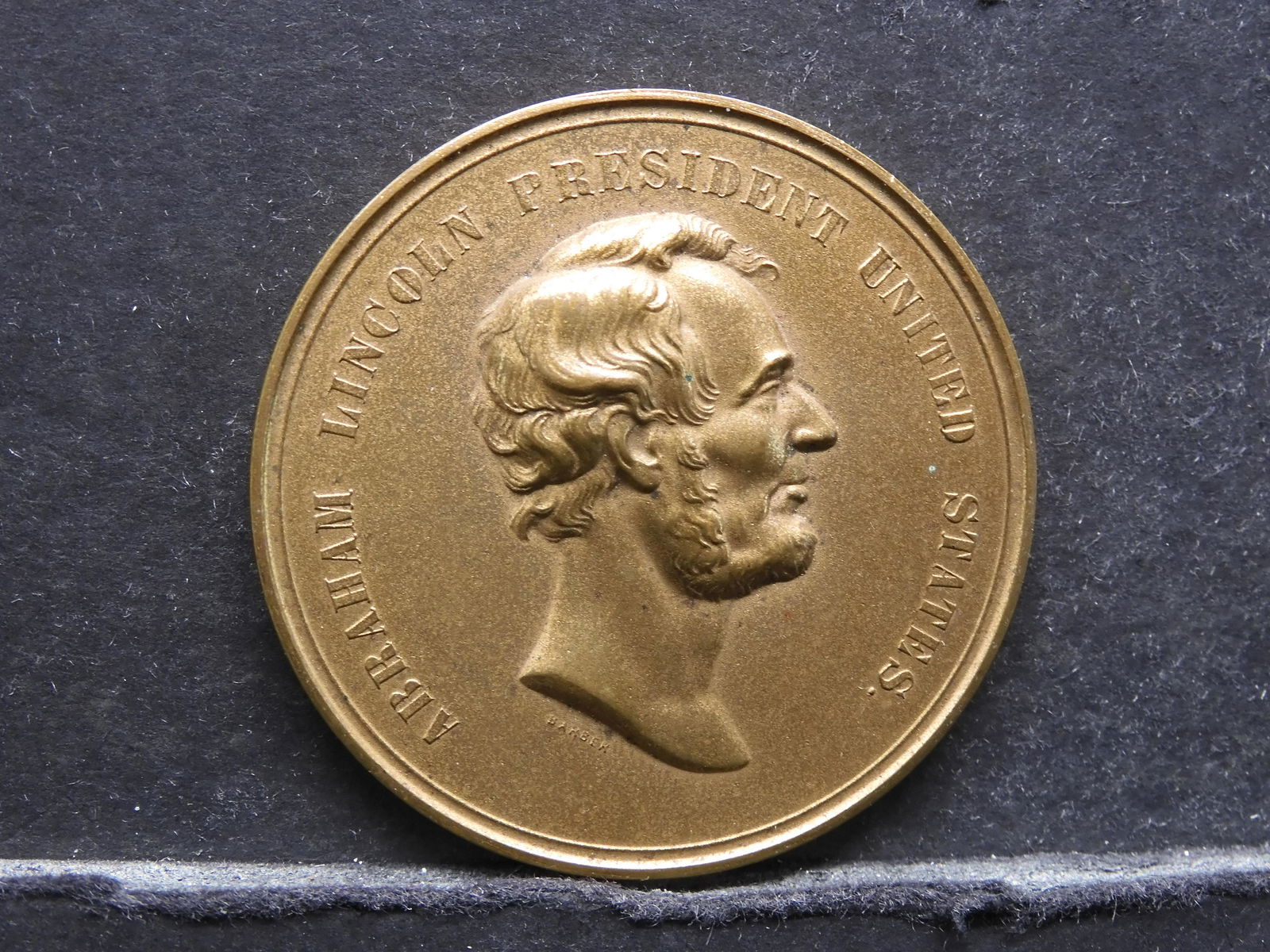 1871 Lincoln and Emancipation Proclamation Medal (1 of 2)