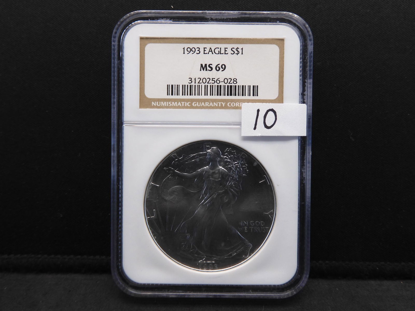 1993 NGC MS69 American Silver Eagle (1 of 4)