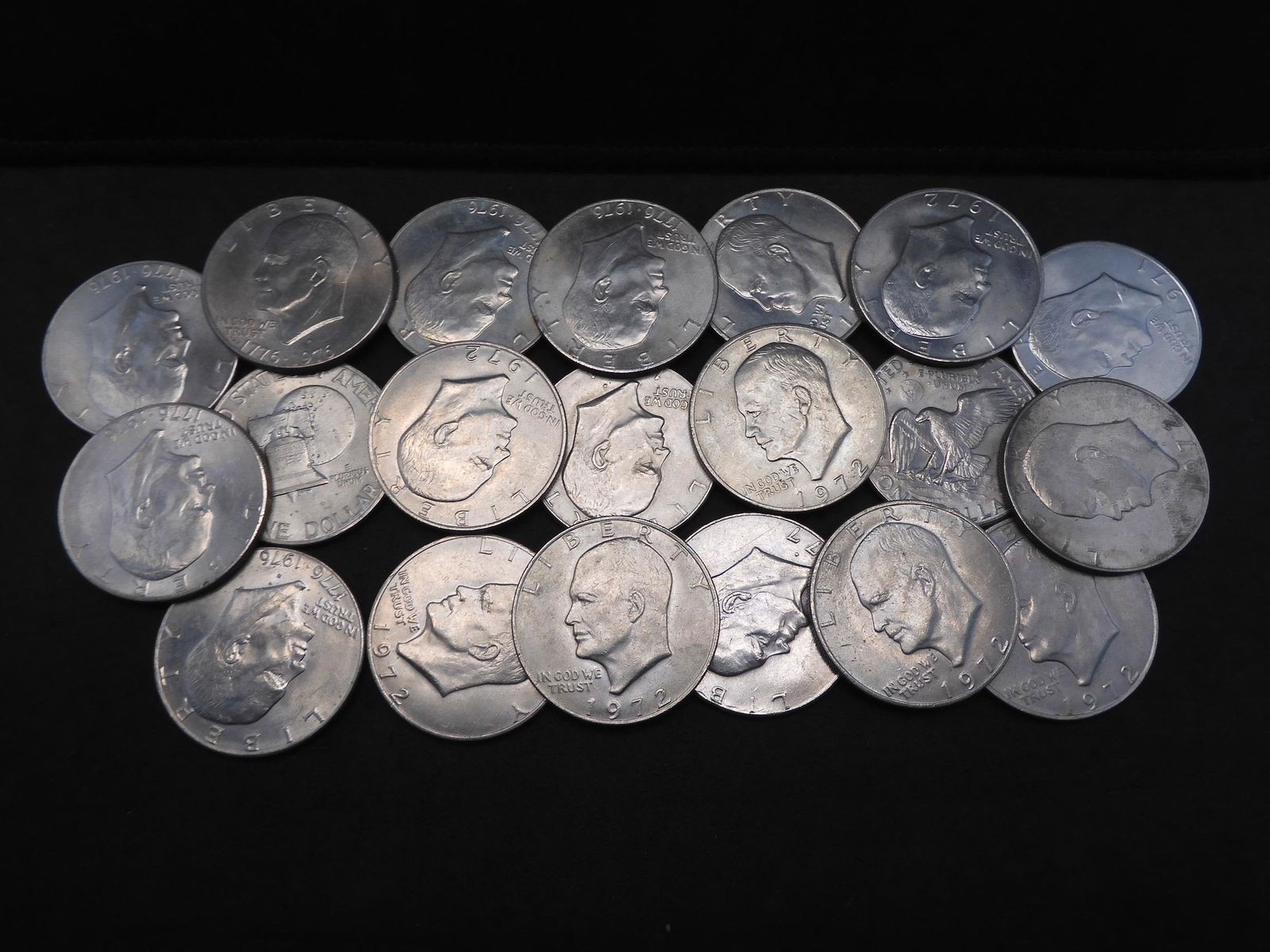 20 Ct Eisenhower Ike Clad Dollars (1 of 3)
