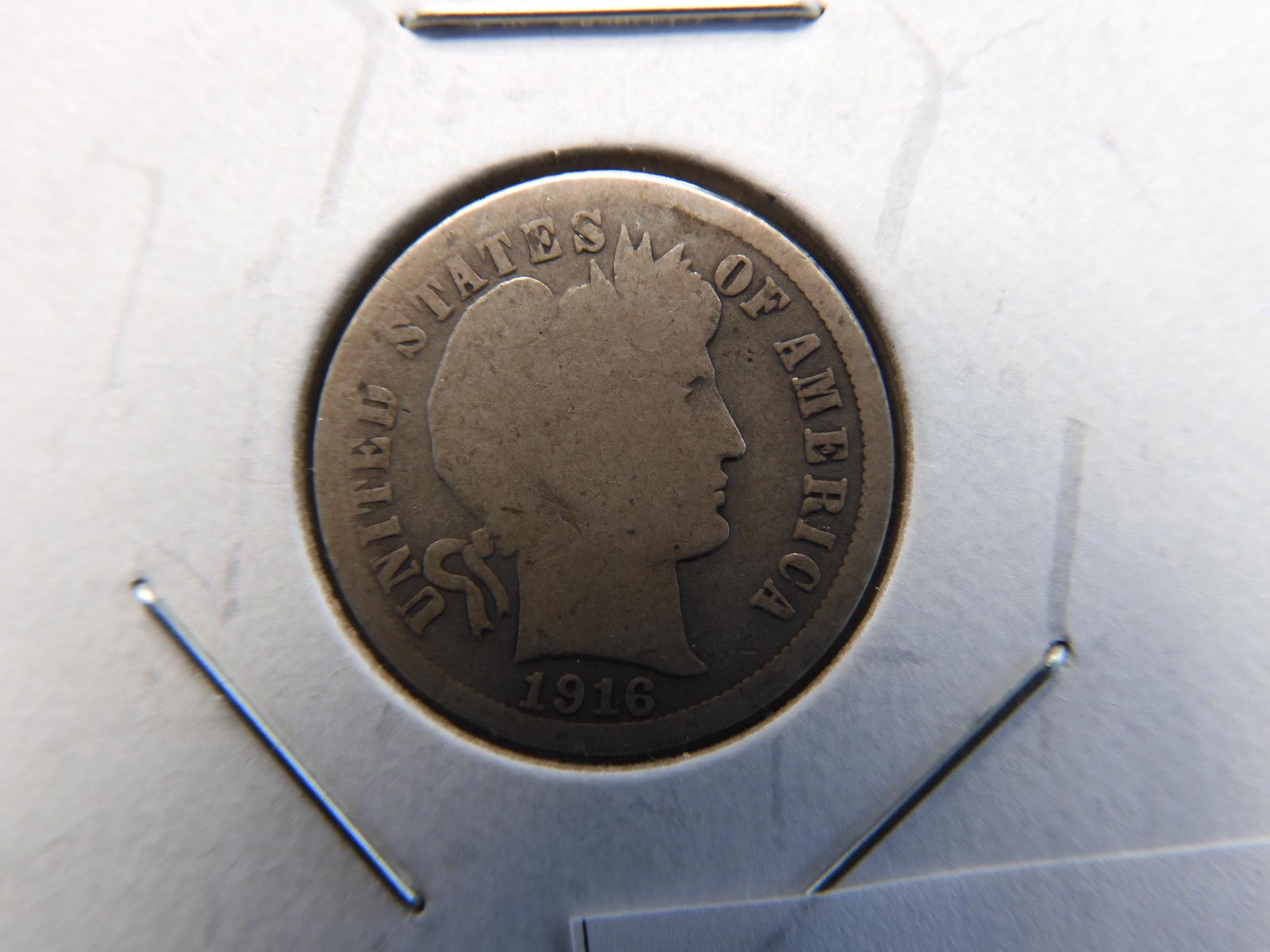 1916-S Barber Silver Dime (1 of 3)