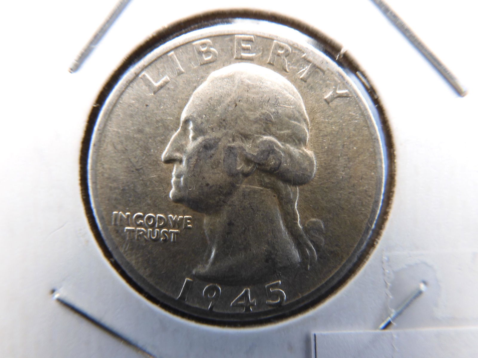 1945-S Washington Silver Quarter - Original (1 of 3)