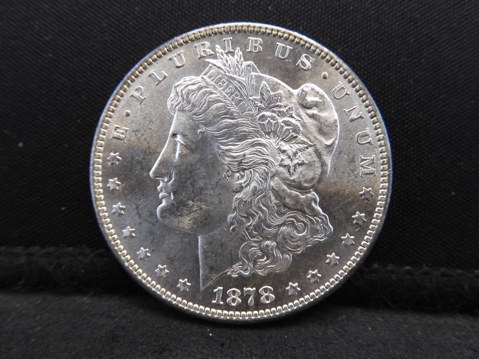 1878-S Morgan Silver Dollar - Choice BU & Blast White (1 of 2)
