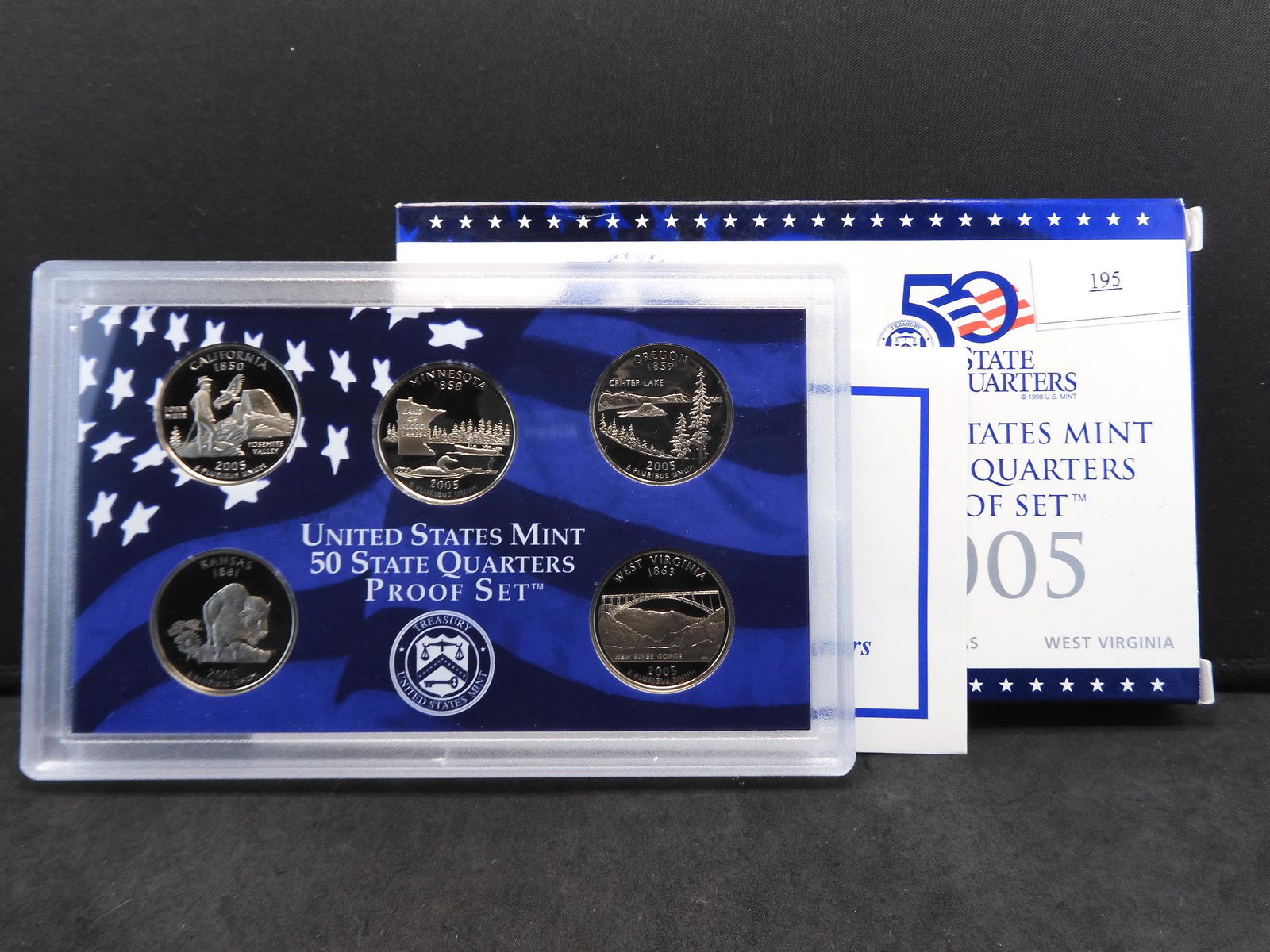 2005 U.S. Statehood Clad Quarter Set OGP - From a Large (1 of 4)