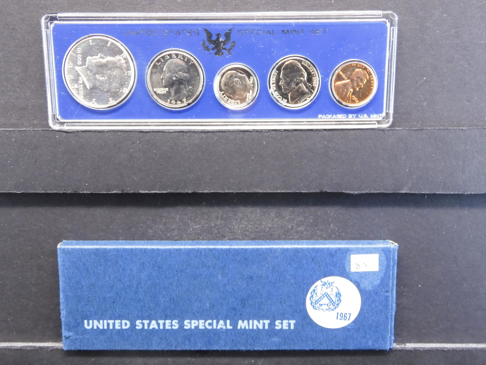 1967 US Special Mint Set - Cameo Like Half Dollar (1 of 3)