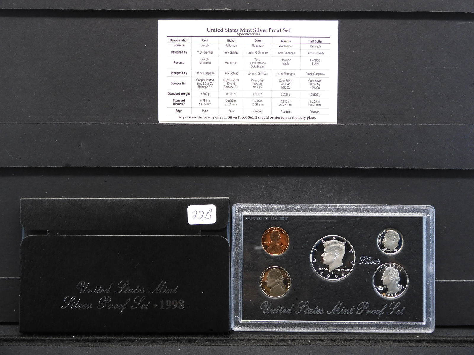 1998 S Silver Proof Set (1 of 4)