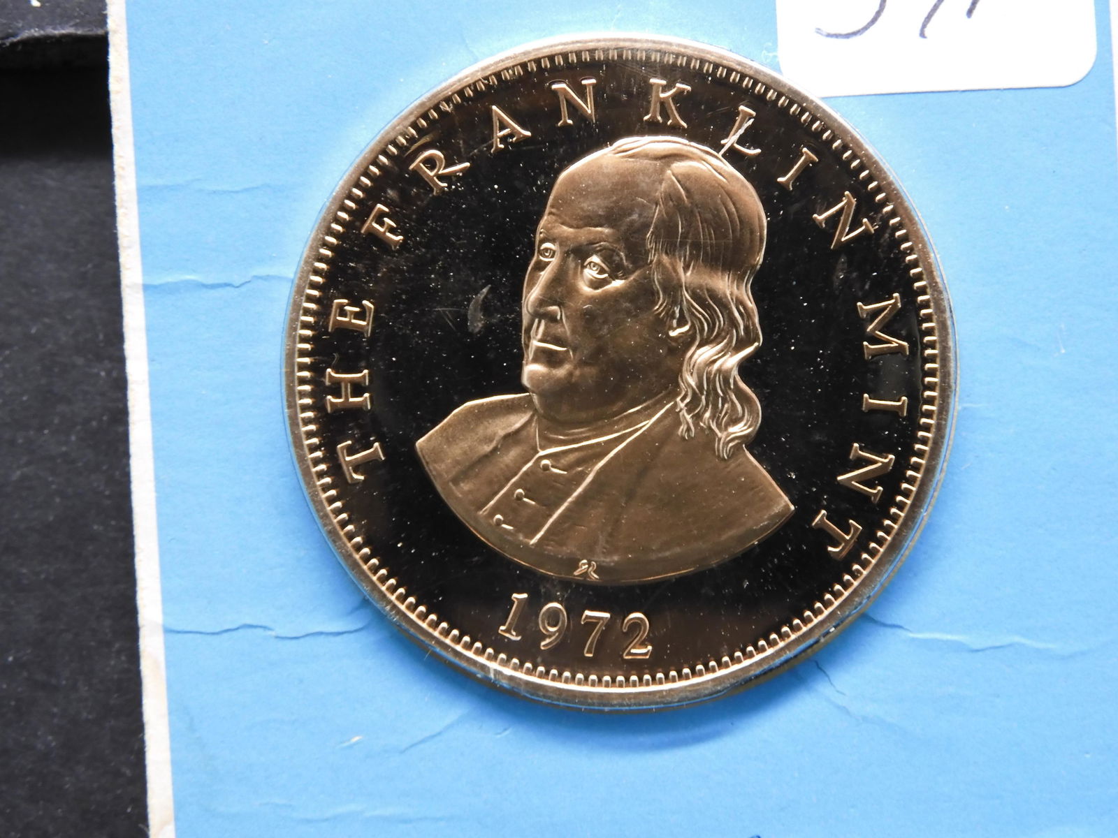 1972 Franklin Mint Solid Bronze Medal (1 of 4)