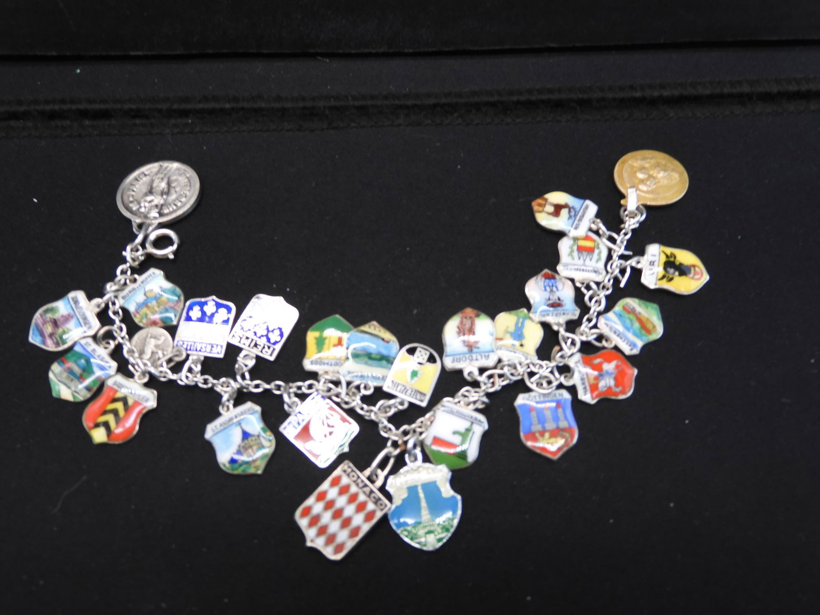 European Travel Charm Bracelet - 800,835 & 925 - 26 (1 of 5)