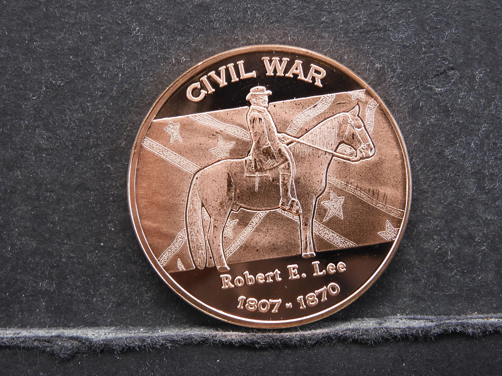 One Ounce .999 Fine Copper Civil War Robert E Lee (1 of 2)
