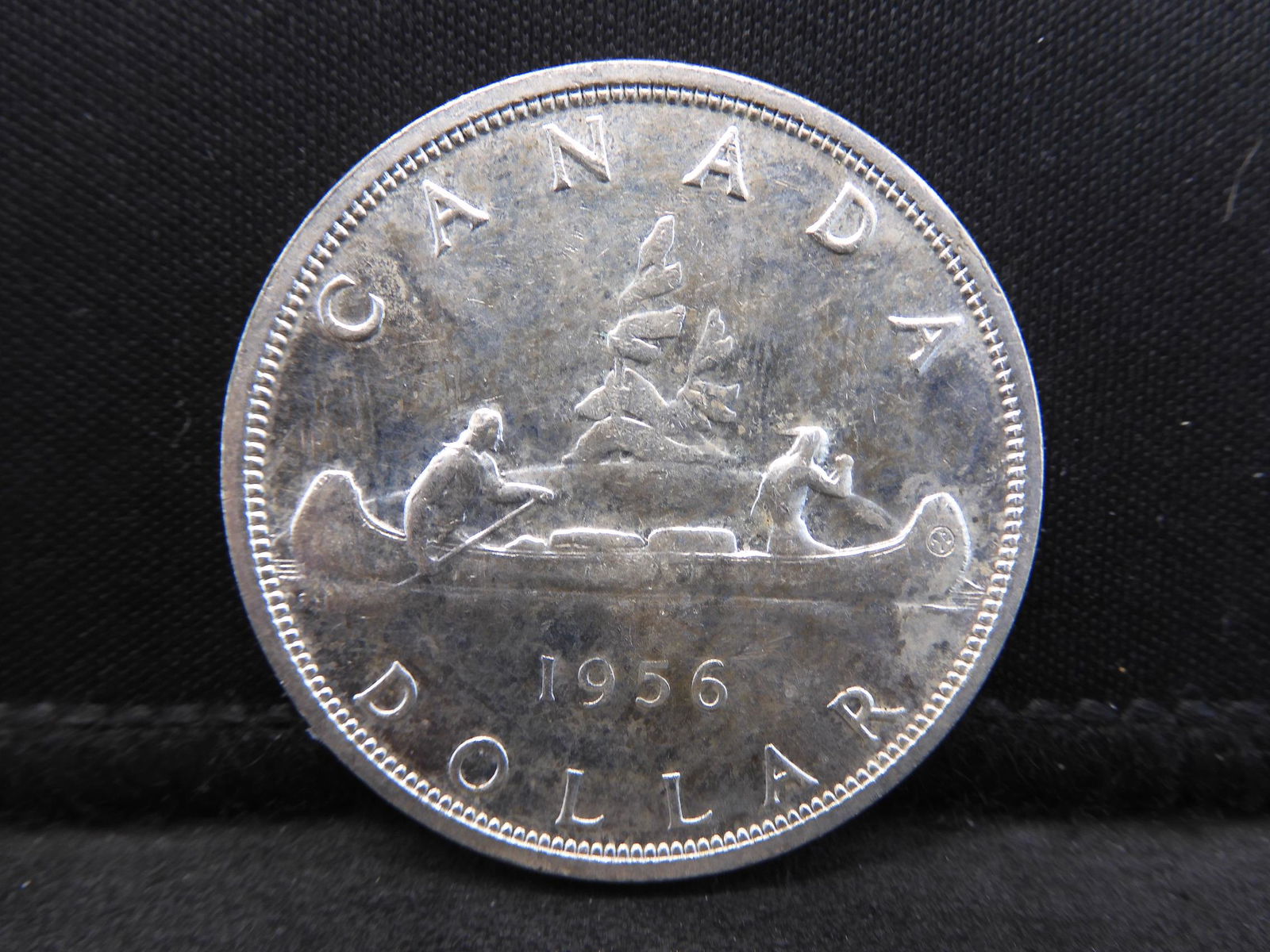 1956 AU Canadian Silver Dollar (1 of 2)