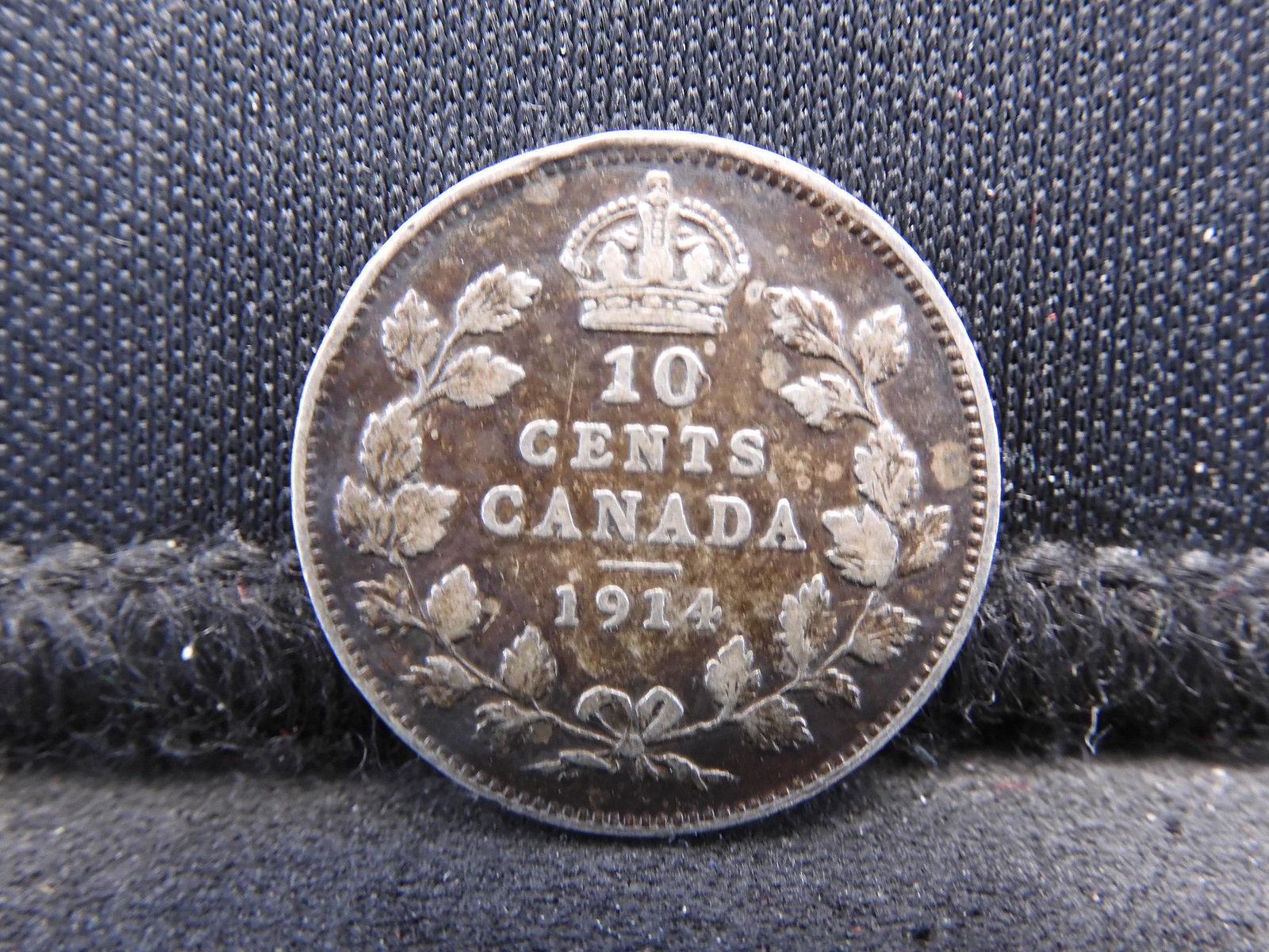 1914 Canadian Silver Dime EF 40 (1 of 2)