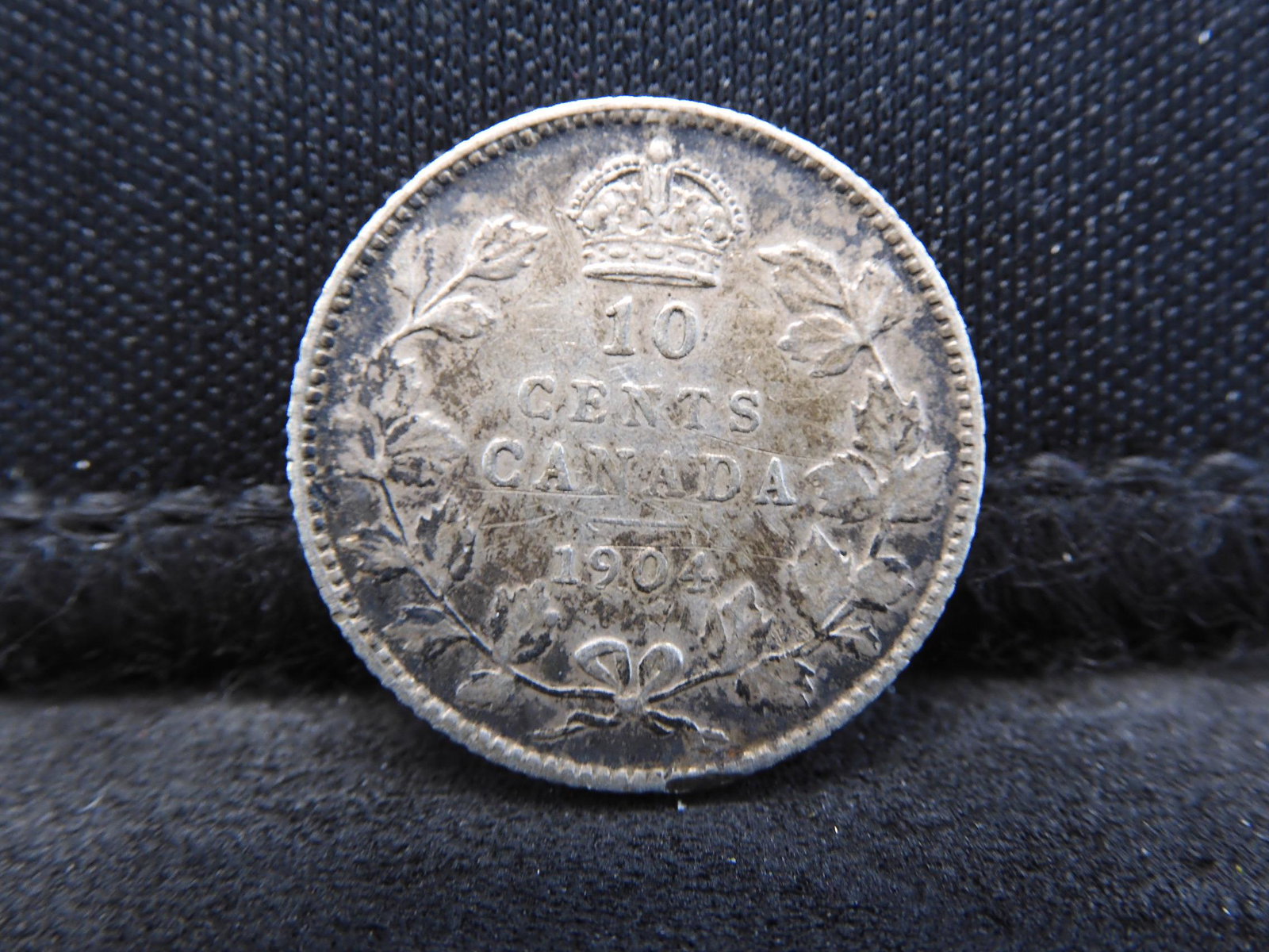 1904 XF Canadian Silver Dime: 1904 XF Canadian Silver Dime