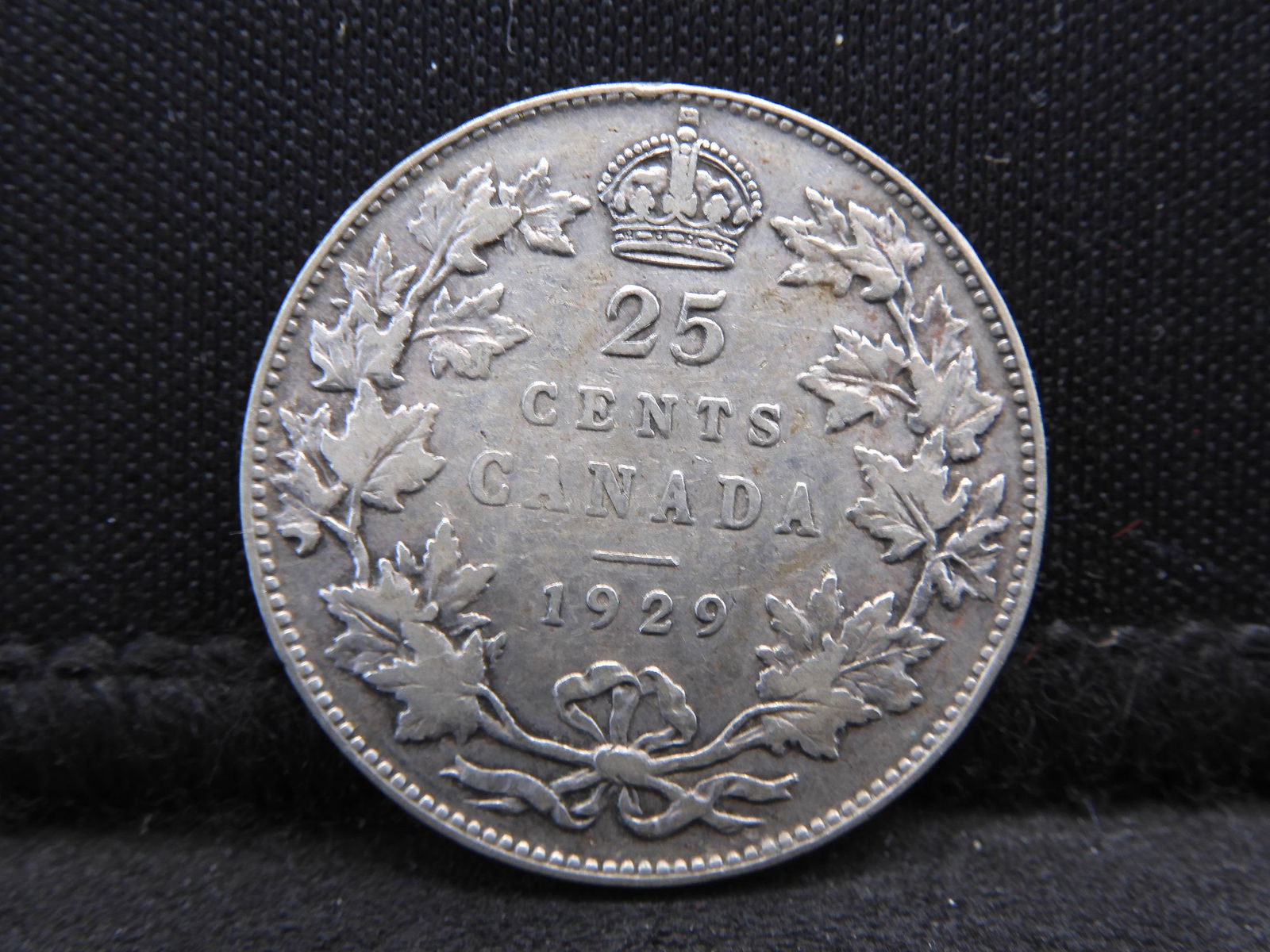 1929 AU Canadian Silver Quarter (1 of 2)