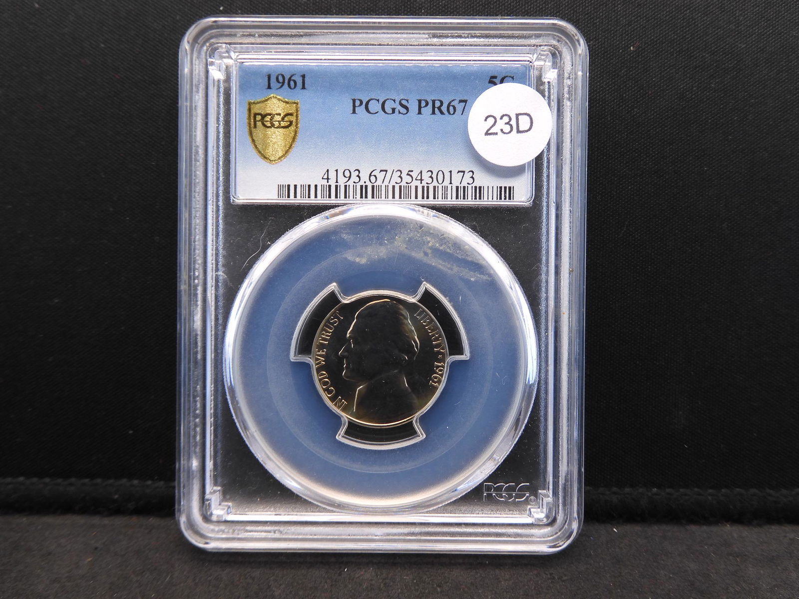 1961 Jefferson Nickel PCGS Graded PR67 (1 of 4)