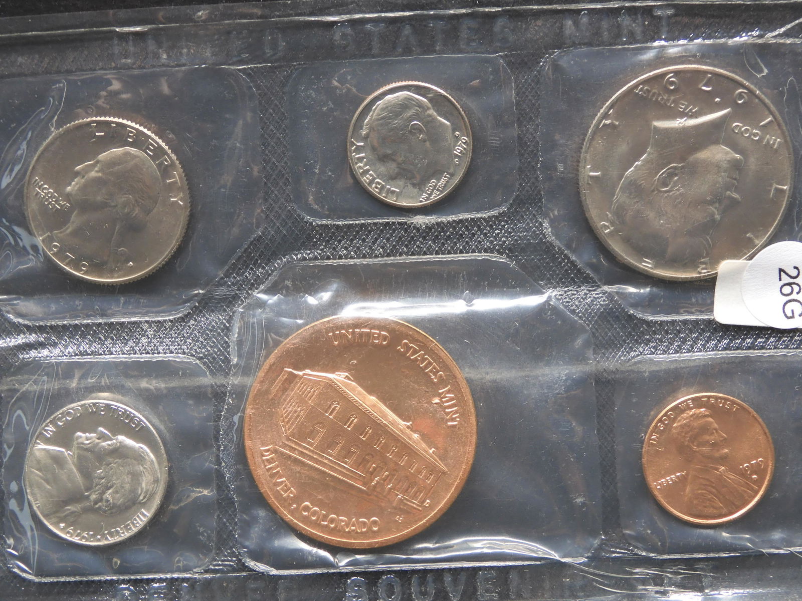 1979D Only US Mint Unc. Coin Set - Not the complete (1 of 2)