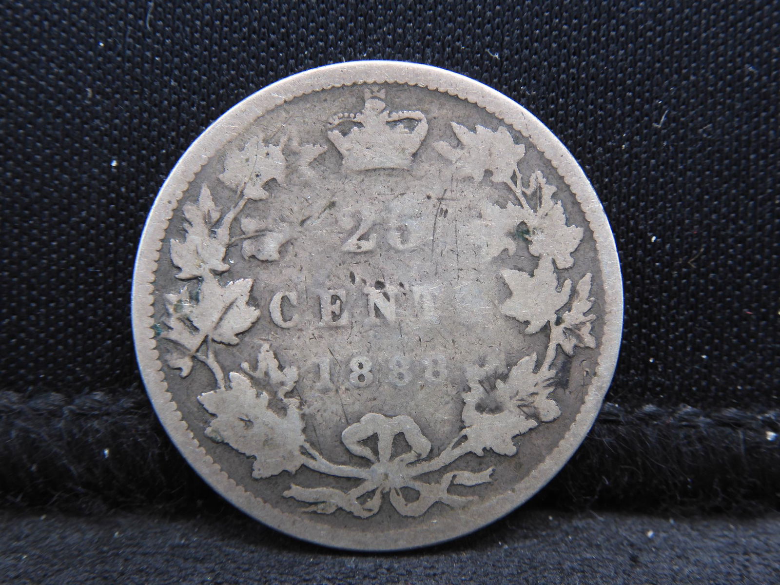 1888 Canadian Silver Quarter Fine (1 of 2)