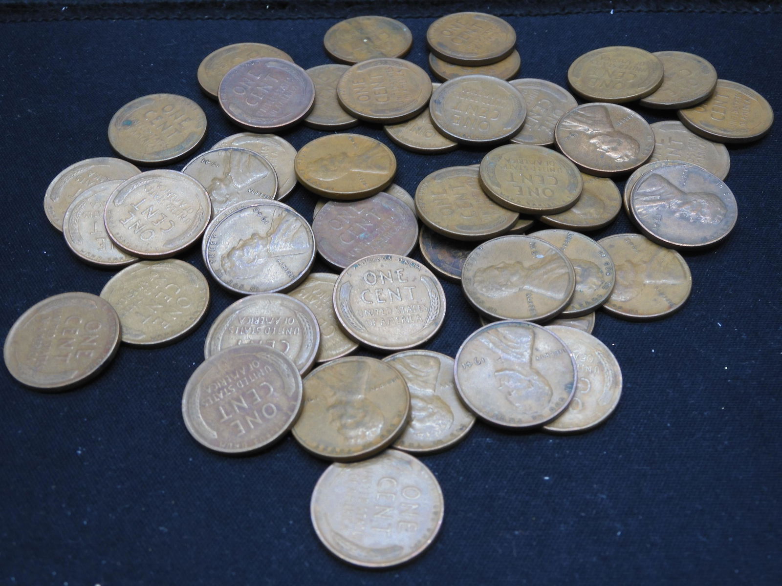 50 - 1940 - 1942 Lincoln Wheat Cents (1 of 6)