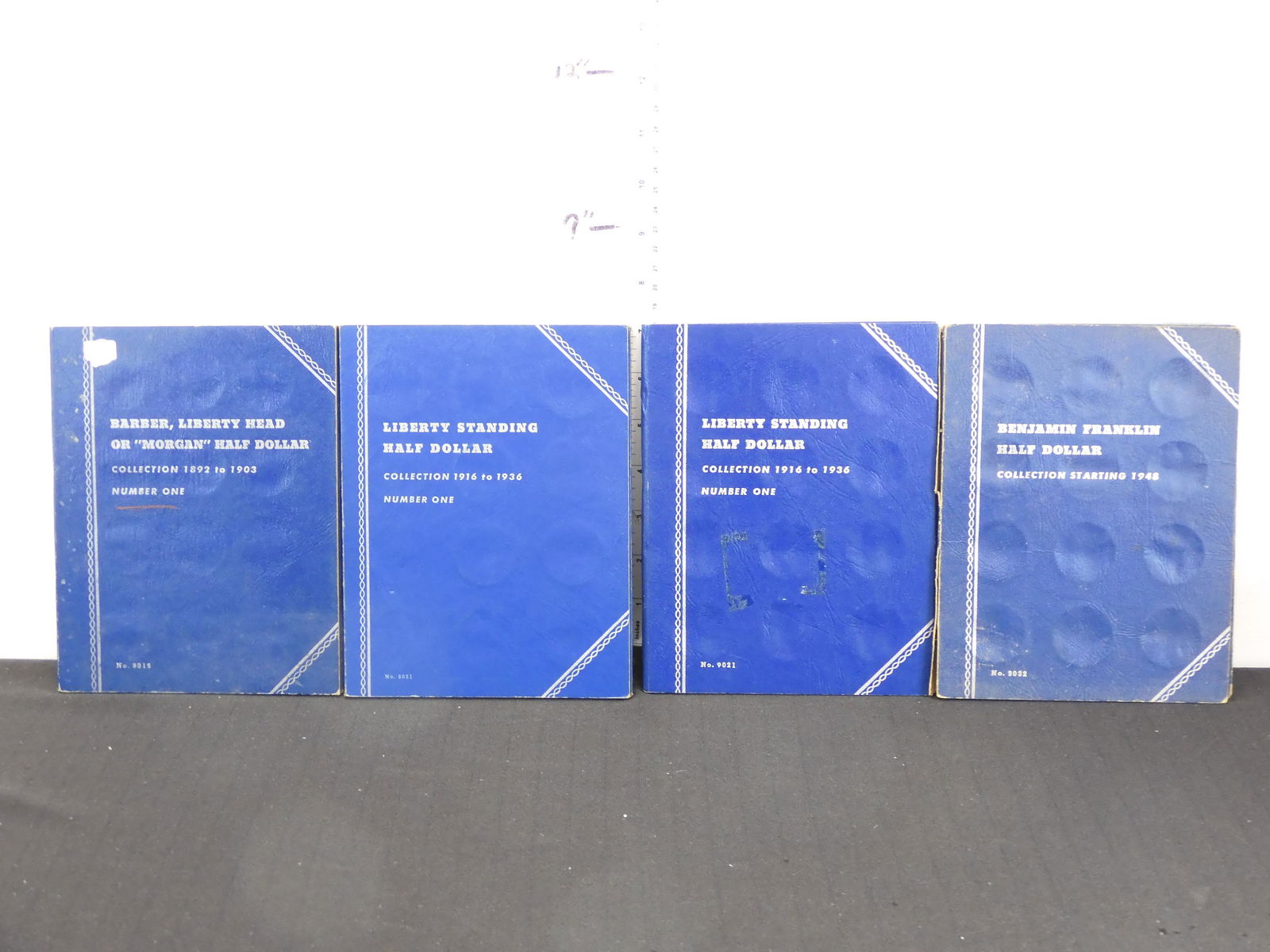 Four Empty Whitman Half Dollar Folders NO Coins! (1 of 6)