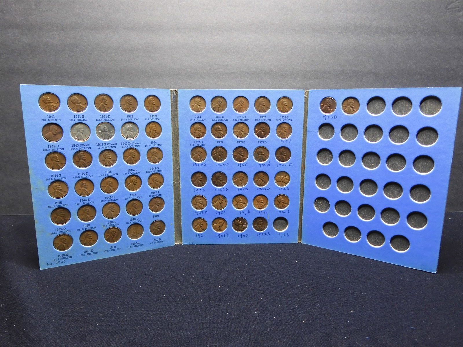 Whitman Lincoln Head Cent Collection (61 Coins) (1 of 7)