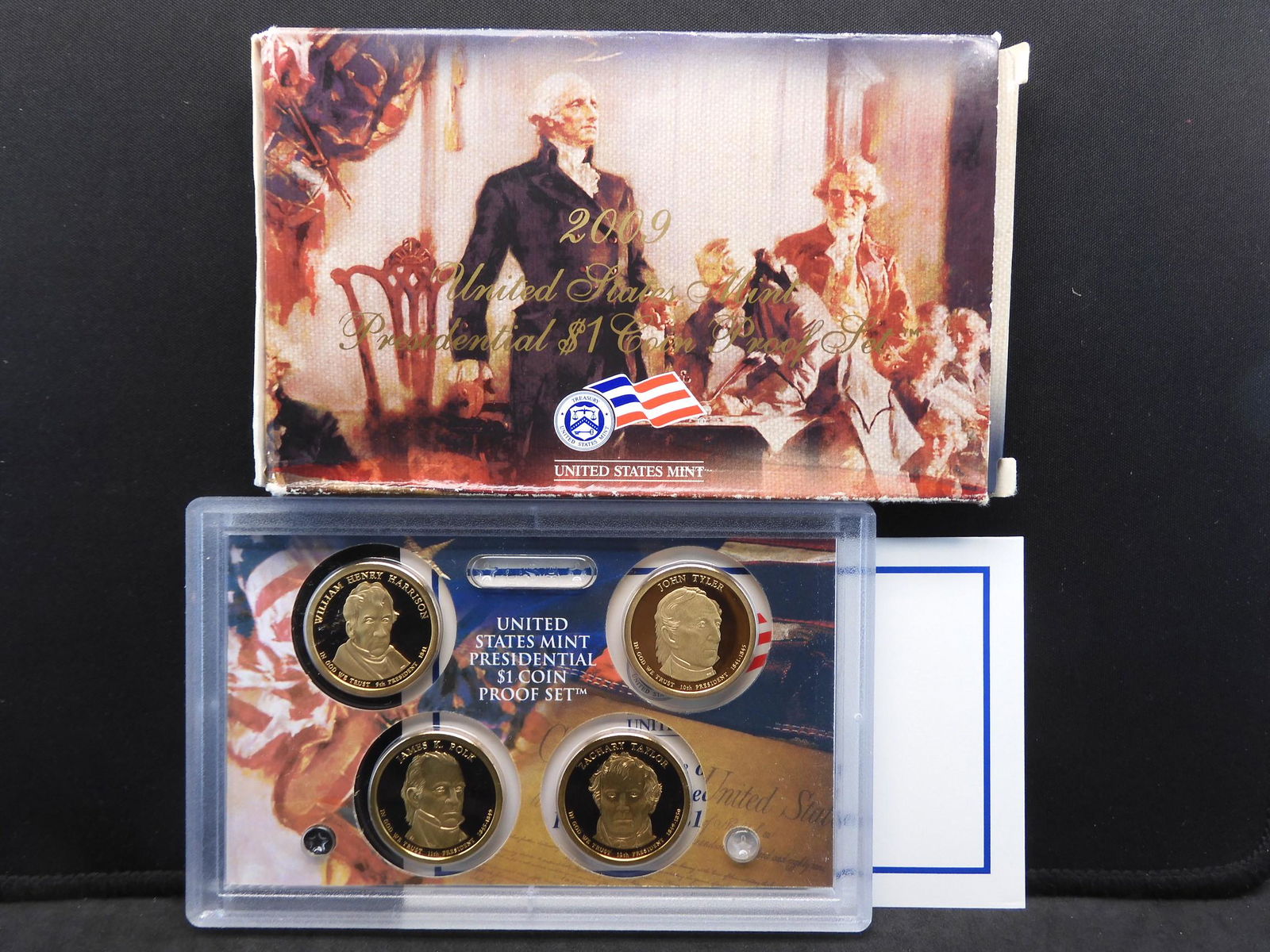 2009 U.S. Mint Presidential $1 Four Coin Proof Set With (1 of 10)
