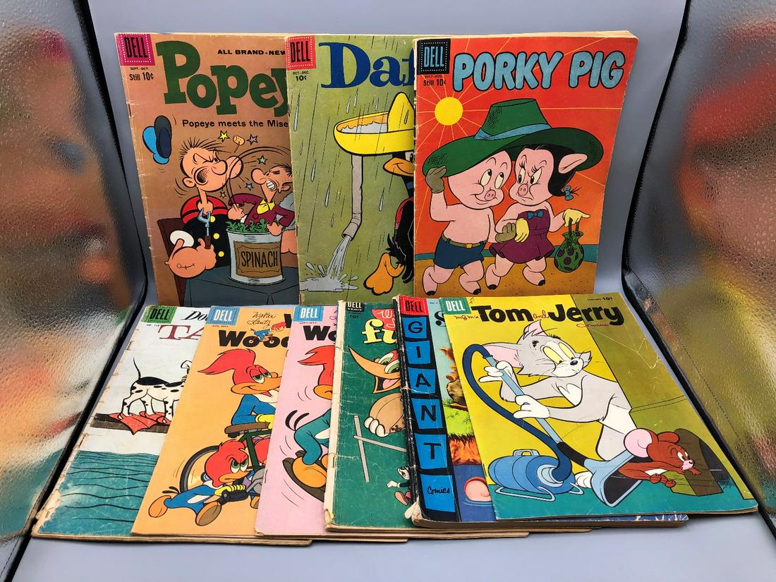 Lot of 9 Dell Character Comics - Varying Conditions - (1 of 6)
