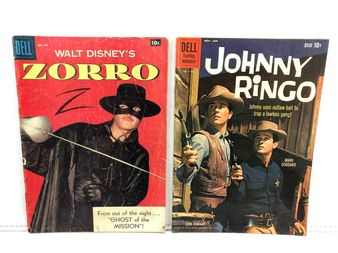 Dell Four Color Zorro #920 & Johnny Ringo #1142: Dell Four Color Zorro #920 & Johnny Ringo #1142