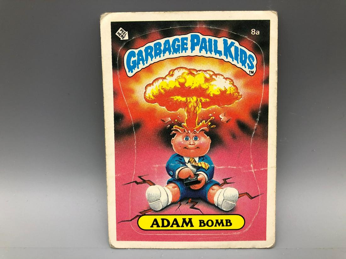 1985 Garbage Pail Kids Series 1 Adam Bomb #8a (1 of 3)