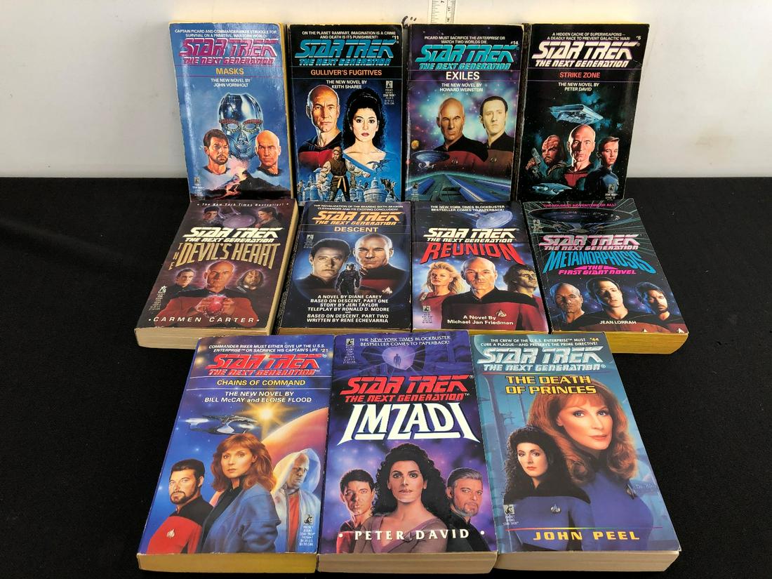 Lot of 11 Star Trek Paperback Books: Lot of 11 Star Trek Paperback Books
