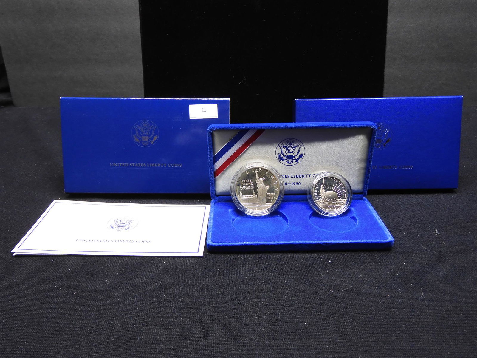 1986 U.S. Liberty 2 Coin Proof Set in OGP (1 of 5)