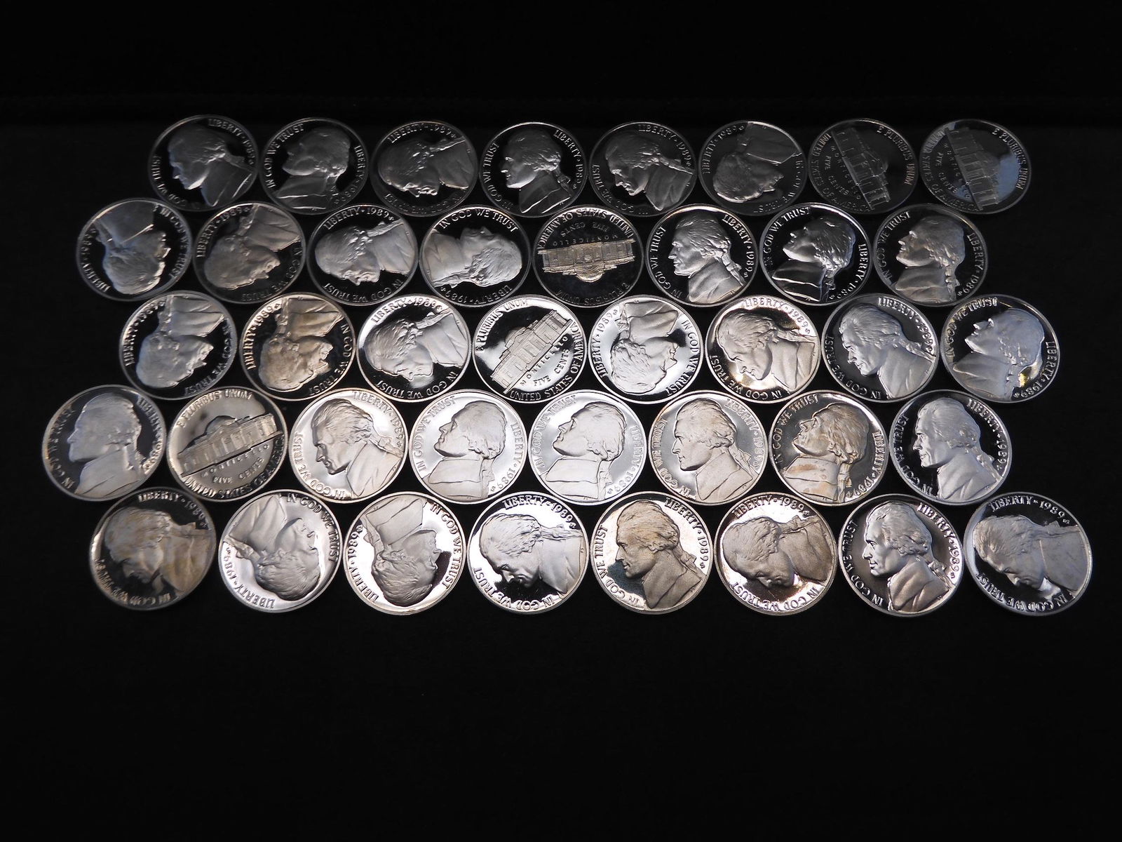 Roll of 1989-S Jefferson Nickels - Gem Proof & Super (1 of 4)