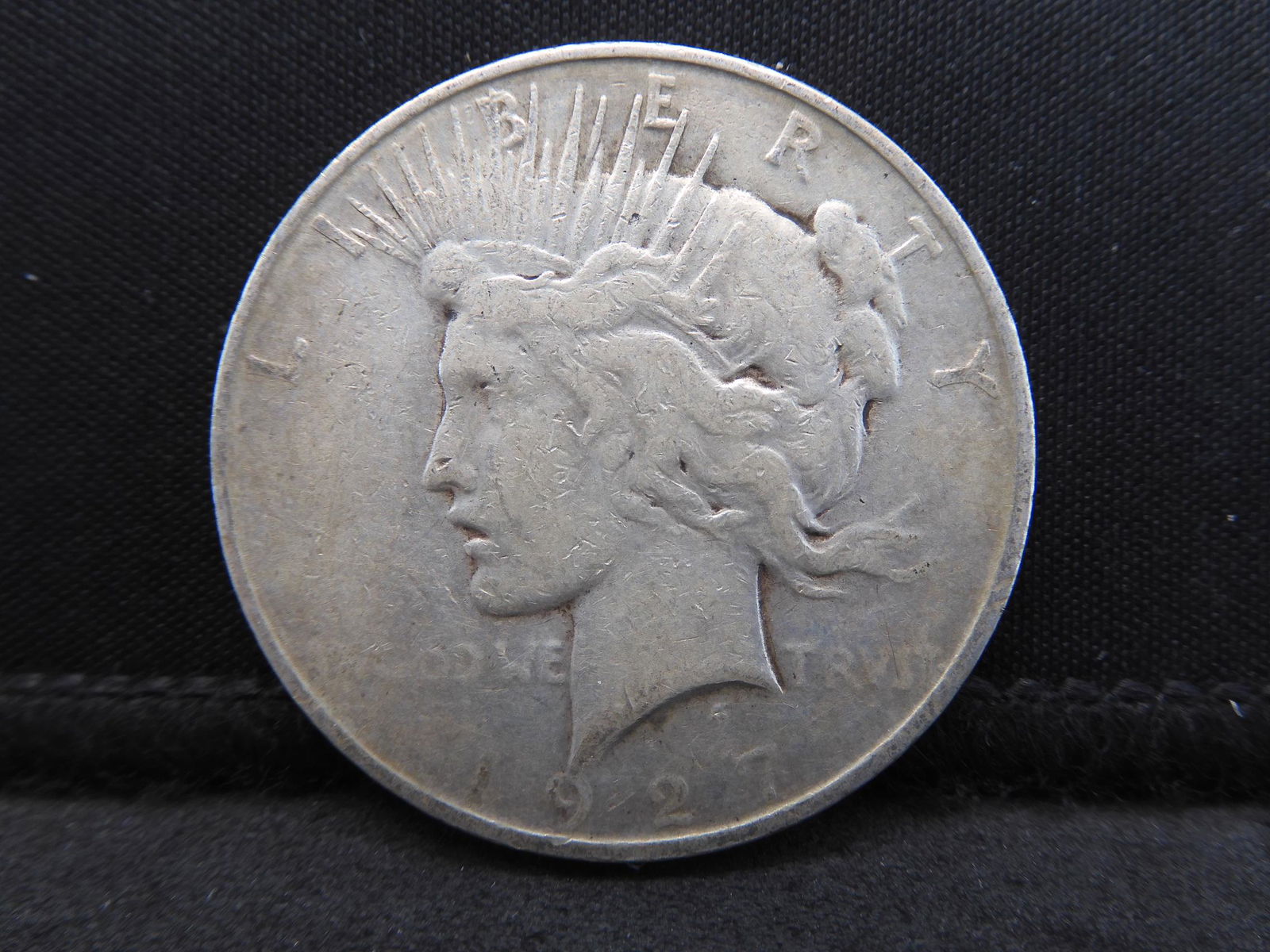 1927-D Peace Silver Dollar - Better Date! (1 of 2)