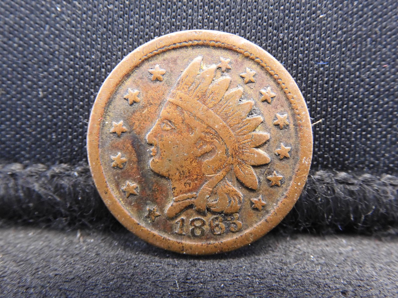 Token - 1863 Civil War - "Not One Cent" (1 of 2)