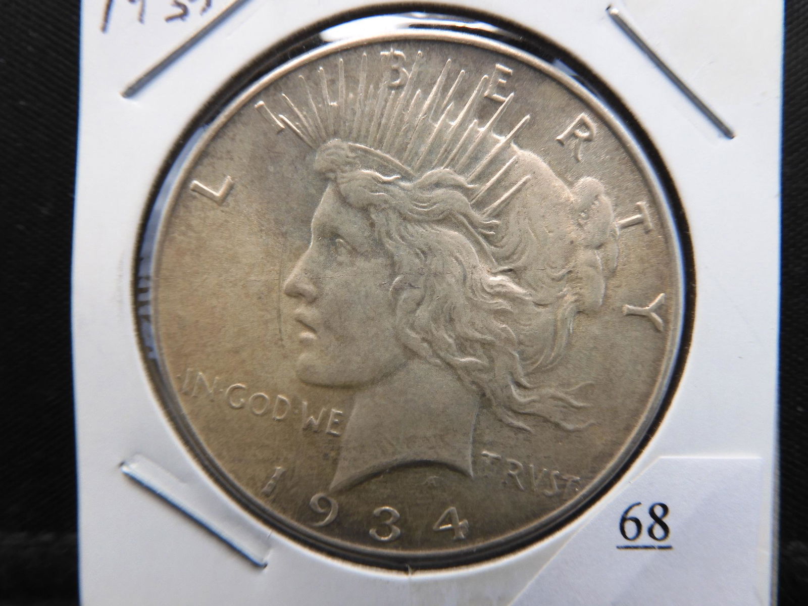 1934 Peace Silver Dollar Higher Grade w/ Nice Luster (1 of 3)