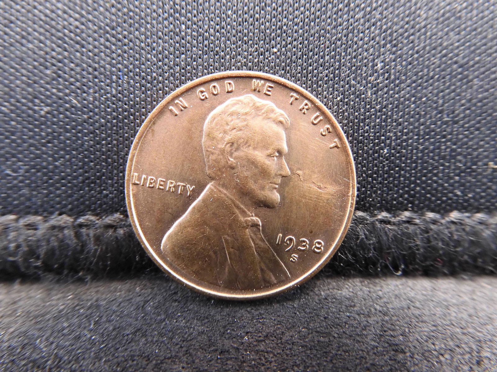 1938-S Lincoln Wheat Penny Cent - CH BU Cond (1 of 2)