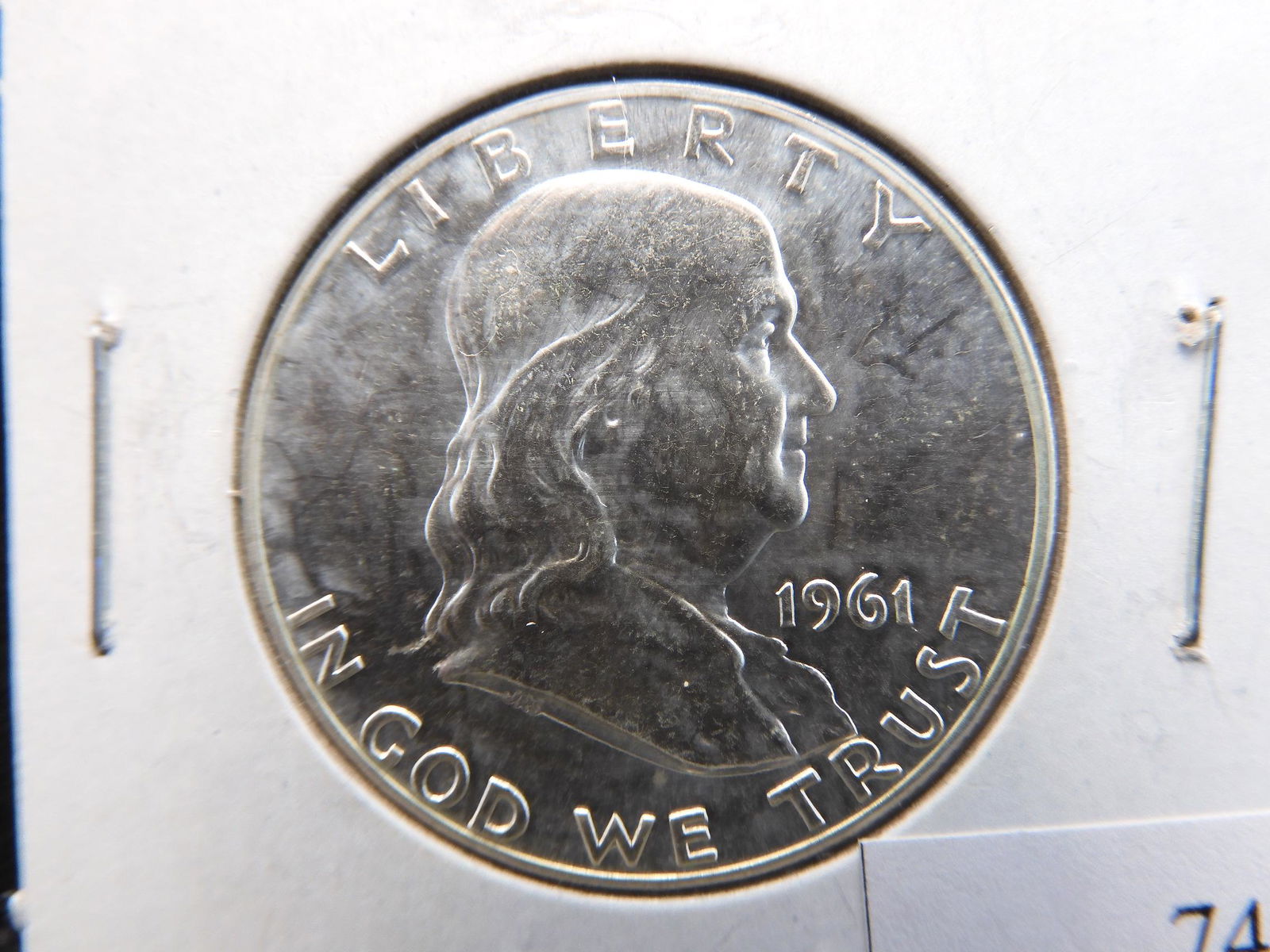 1961 Franklin Silver Half Dollar (1 of 3)