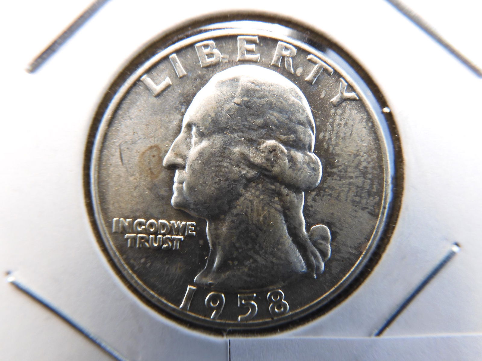 1958-D Washington Silver Quarter - Bright & Nice (1 of 3)