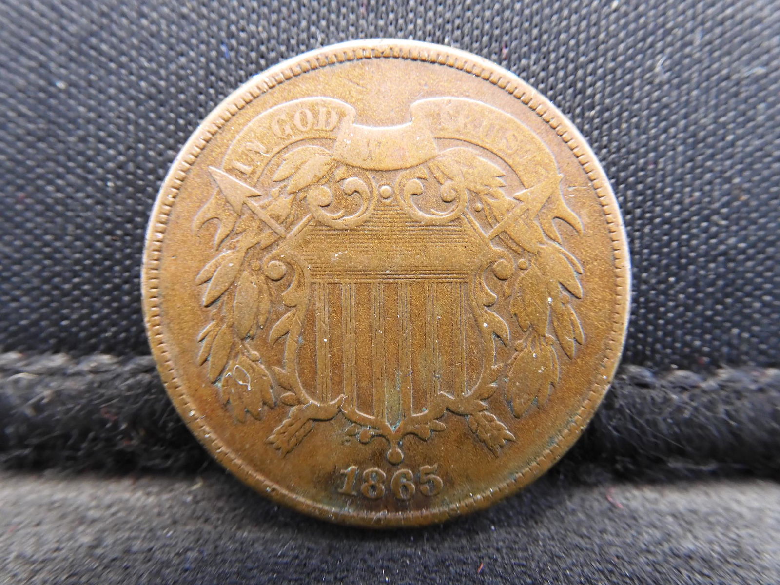 1865 Two 2 Cent Piece - Civil War Date (1 of 2)