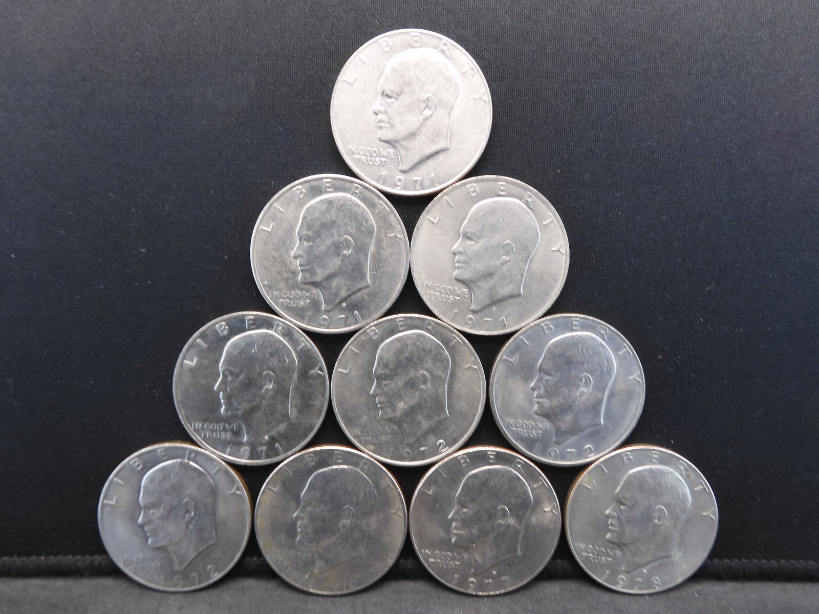10 Ct. Eisenhower Ike Clad Dollars (1 of 2)