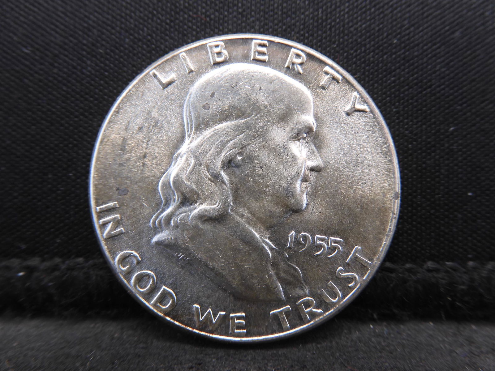 1955 Franklin Silver Half Dollar (1 of 2)