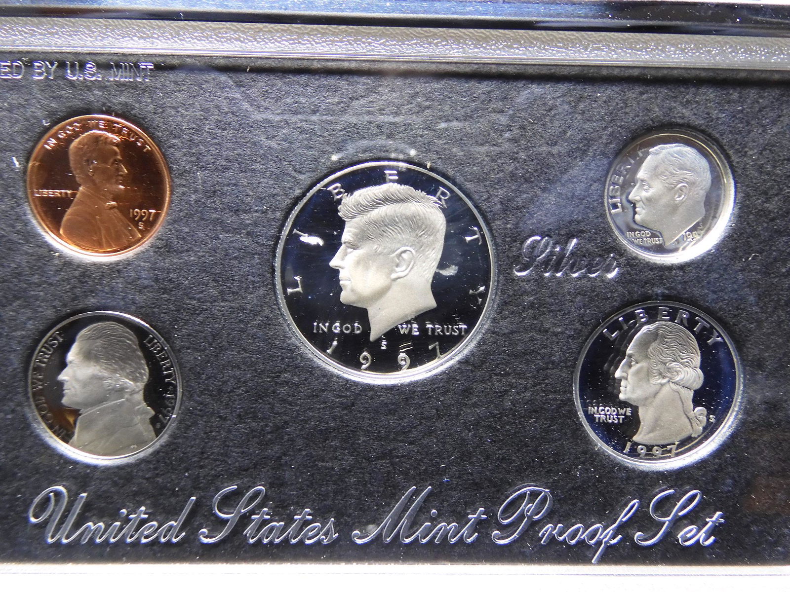 1997 U.S. Mint Premier Silver Proof Set OGP (1 of 4)