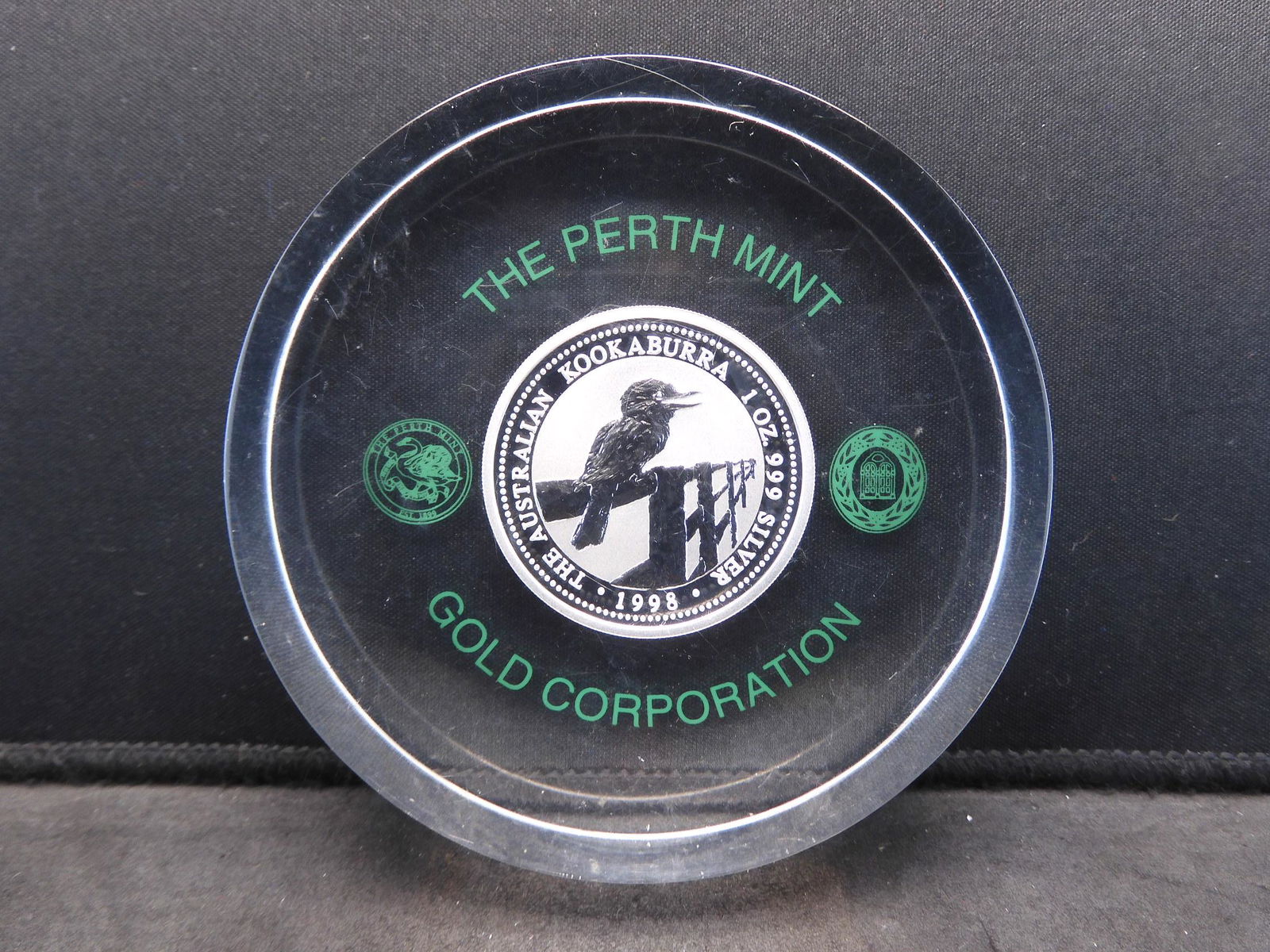 1998 Australian Kookaburra 1 Oz. .999 Silver in Perth (1 of 5)