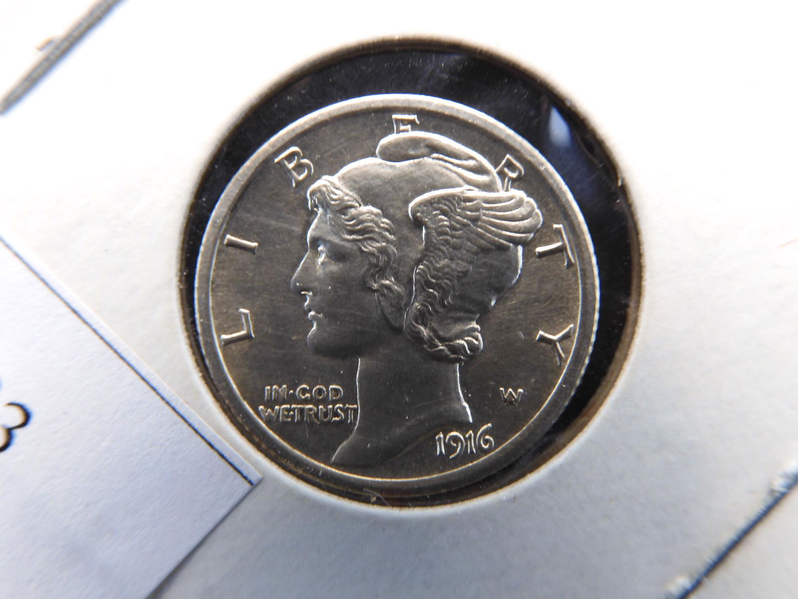 1916 Mercury Silver Dime - Very Nice! (1 of 3)